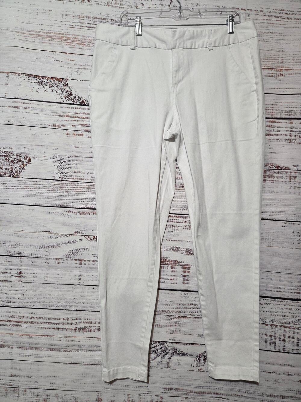 Hybrid Chino Pants Juniors 15 White Skinny Leg